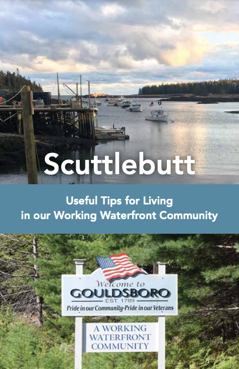 Gouldsboro, Maine clickable Scuttlebutt document cover.